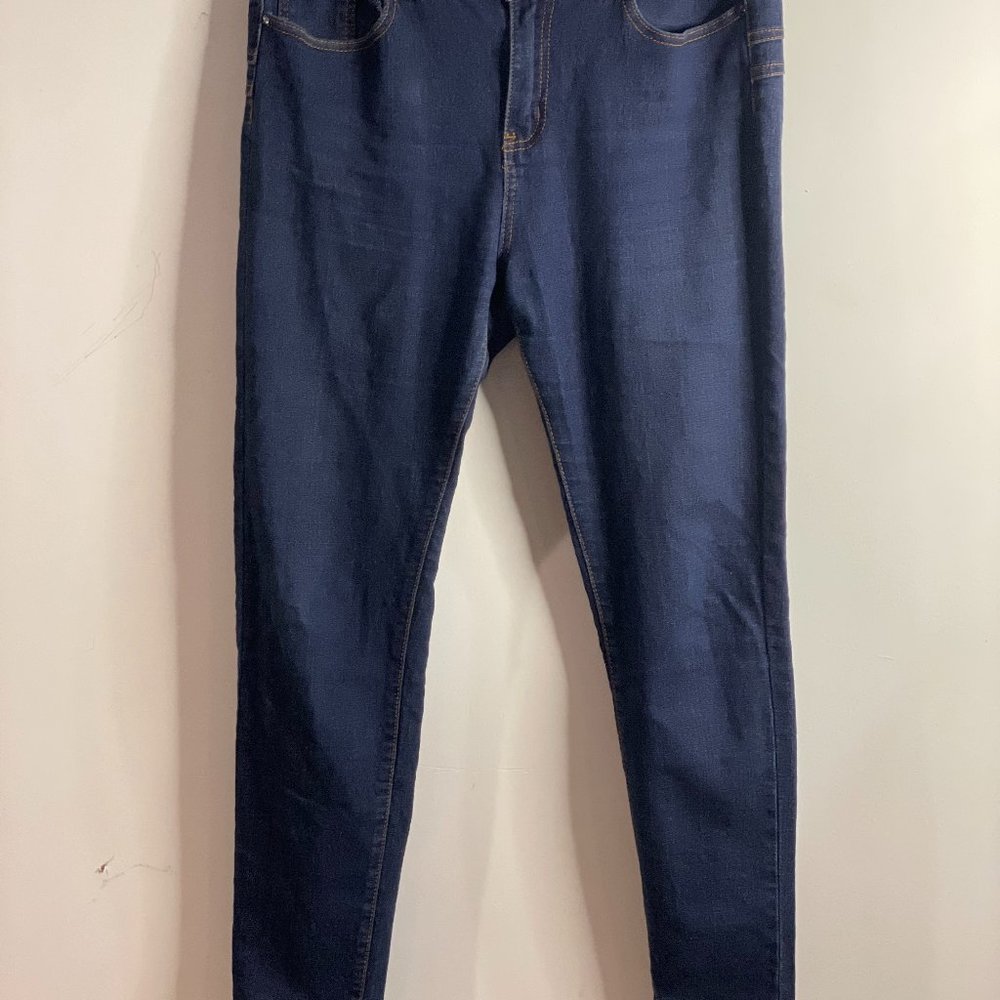 Y&F Stretch Skinny Denim Jeans Women's Size 11/12 Blue 5-Pocket